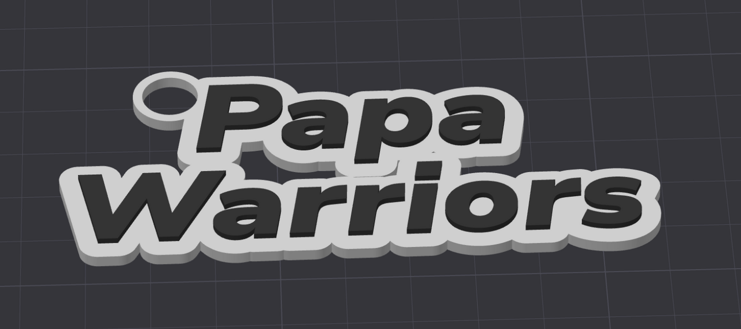 Papa Warriors Anhänger