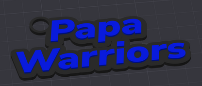 Papa Warriors Anhänger