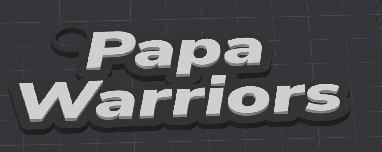 Papa Warriors Anhänger