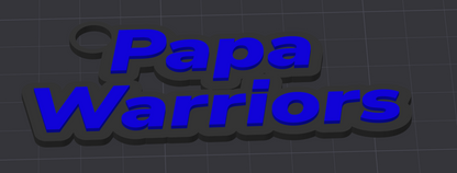 Papa Warriors Anhänger