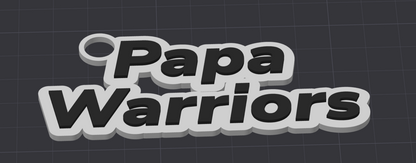 Papa Warriors Anhänger