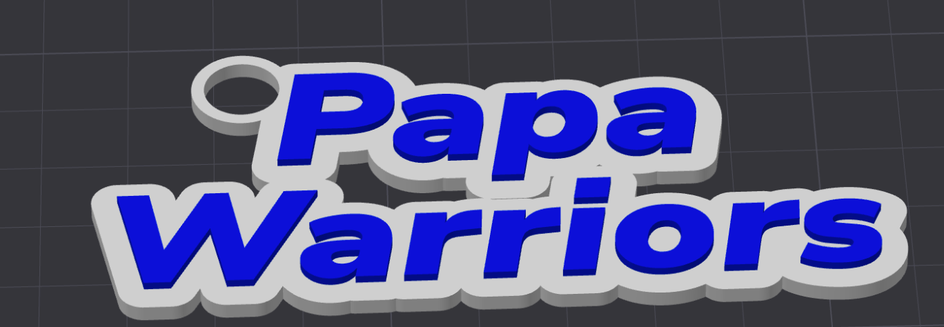Papa Warriors Anhänger